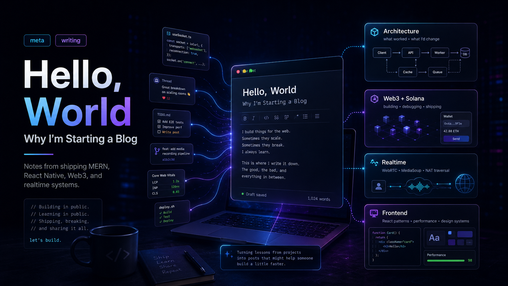 Hello, World — Why I'm Starting a Blog
